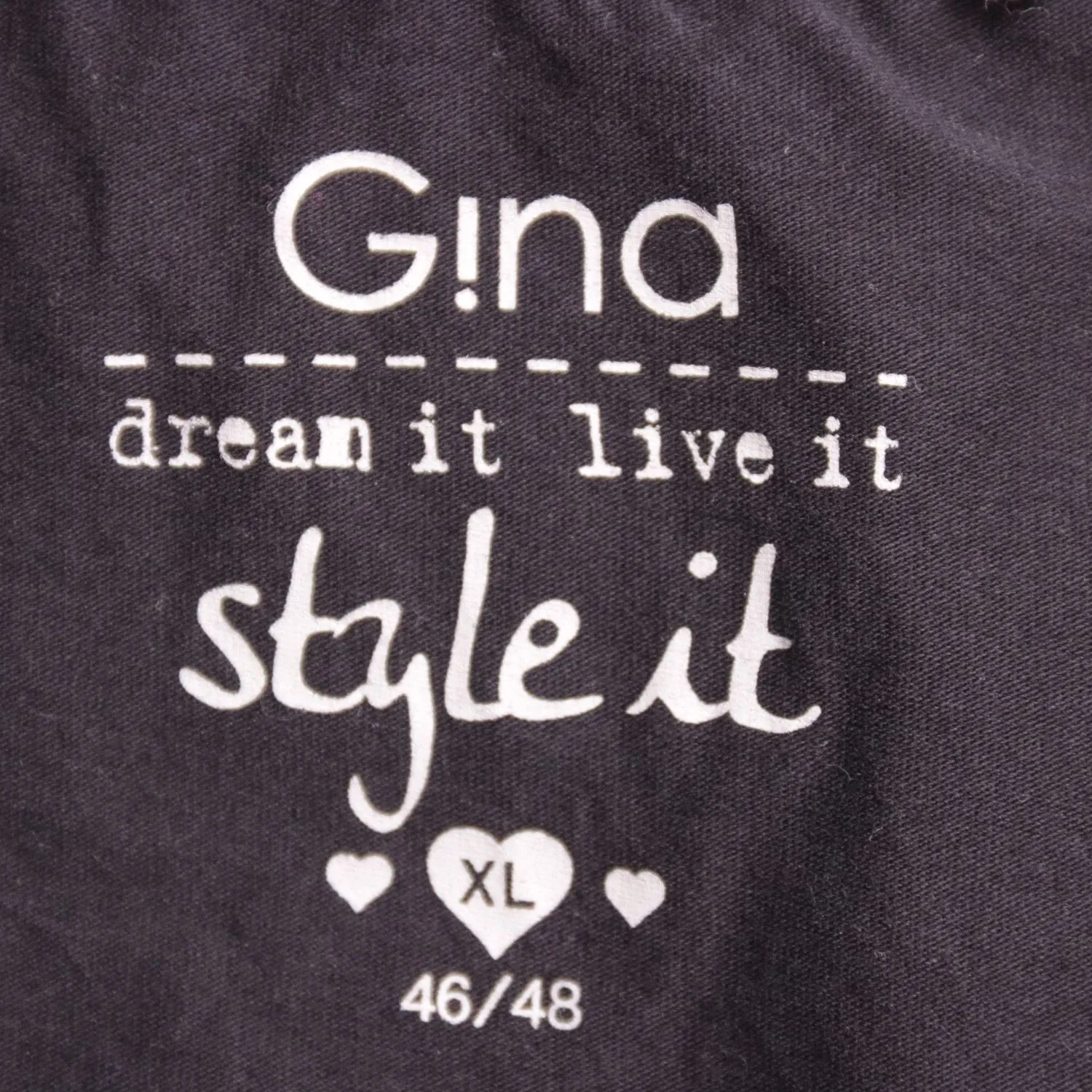 Чёрная футболка Gina в белую полоску, размер 52 (XL)